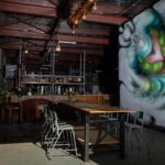 Imperial Measures Distilling - Ounce Gin Bar with mural