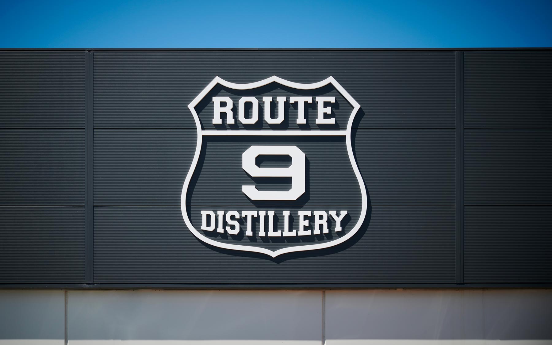 Route 9 Distillery sign